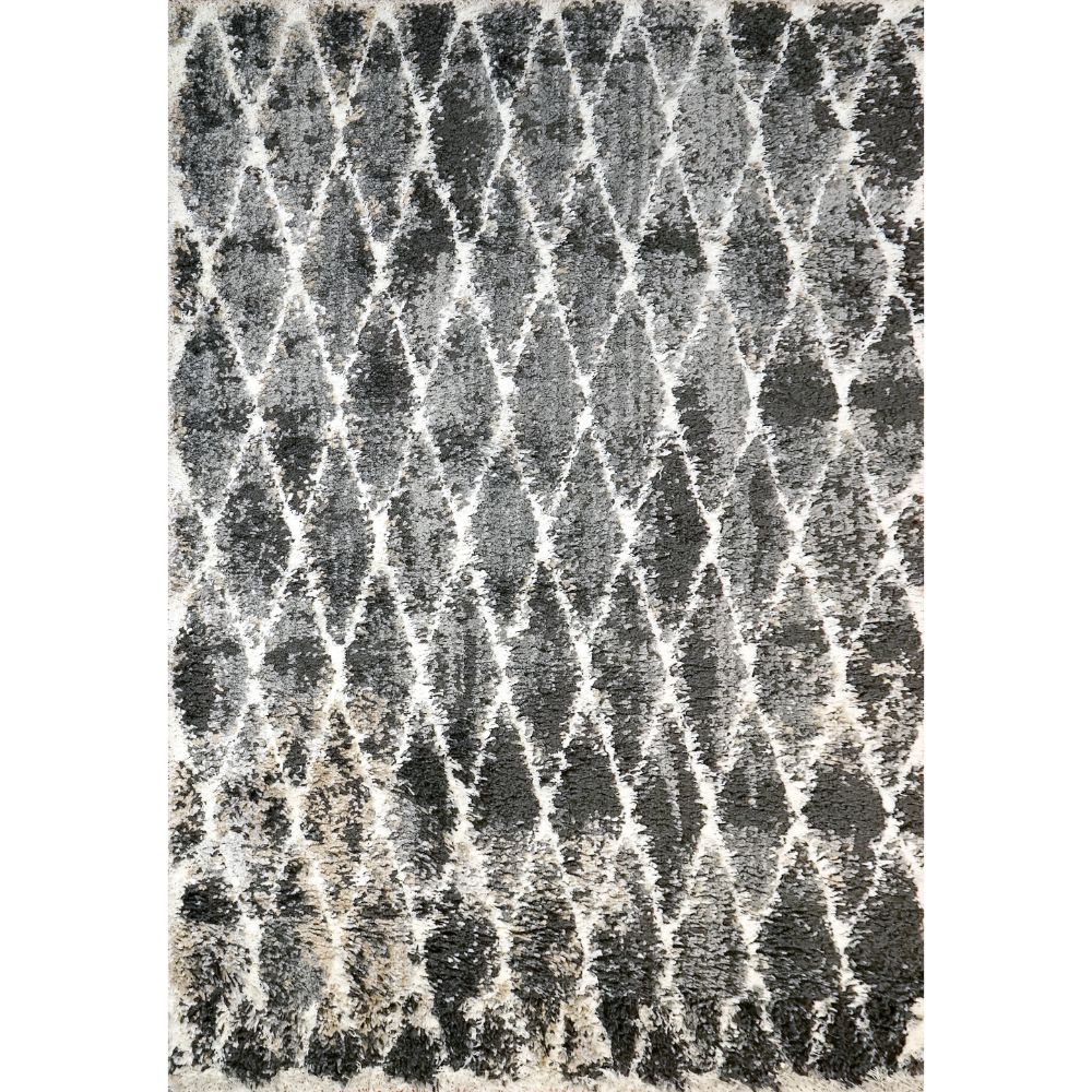 Dynamic Rugs 5814-910 Aura 5 Ft. 3 In. X 7 Ft. 7 In. Rectangle Rug in Grey/Ivory